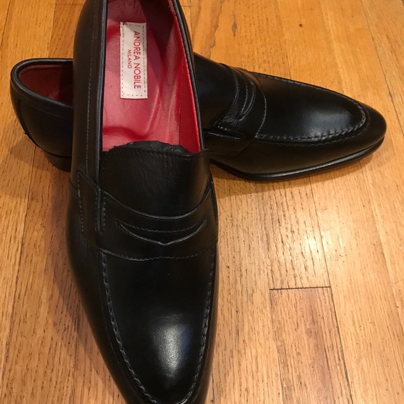 Black all leather slip-on shoe with red sole-45/12 main image 5